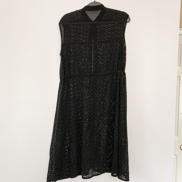 All Saints Glesni Waist Embroidered Black Dress - Picture 4 of 7